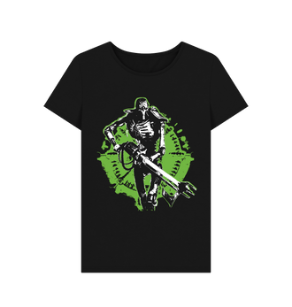 Black Necrons Warrior Fitted T Shirt