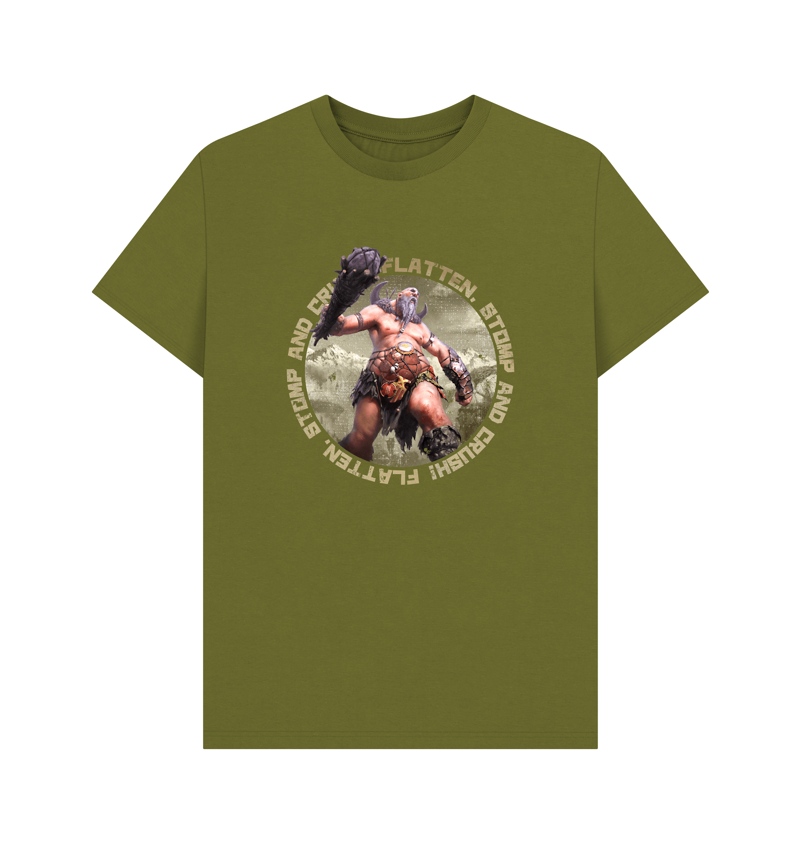 Moss Green Sons of Behemat Warstomper T Shirt