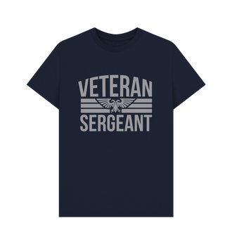 Navy Blue Veteran Sergeant T Shirt