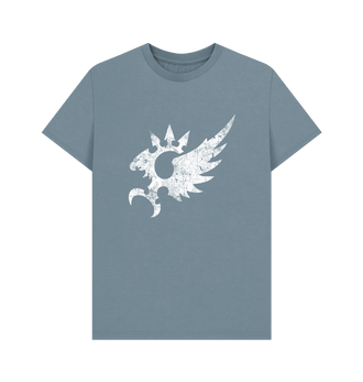 Stone Blue Emperor's Children Battleworn Insignia T Shirt