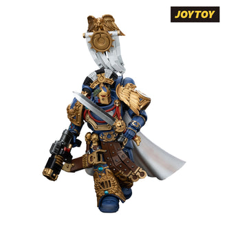 As Shown JoyToy Warhammer The Horus Heresy Action Figure - Ultramarines, Legion Praetor with Power Sword and Volkite Serpenta (1\/18 Scale)