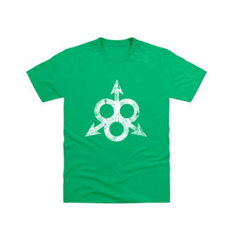 Irish Green Nurgle Battleworn Insignia T Shirt
