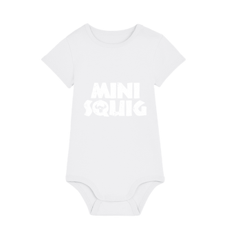 White Printed baby grow