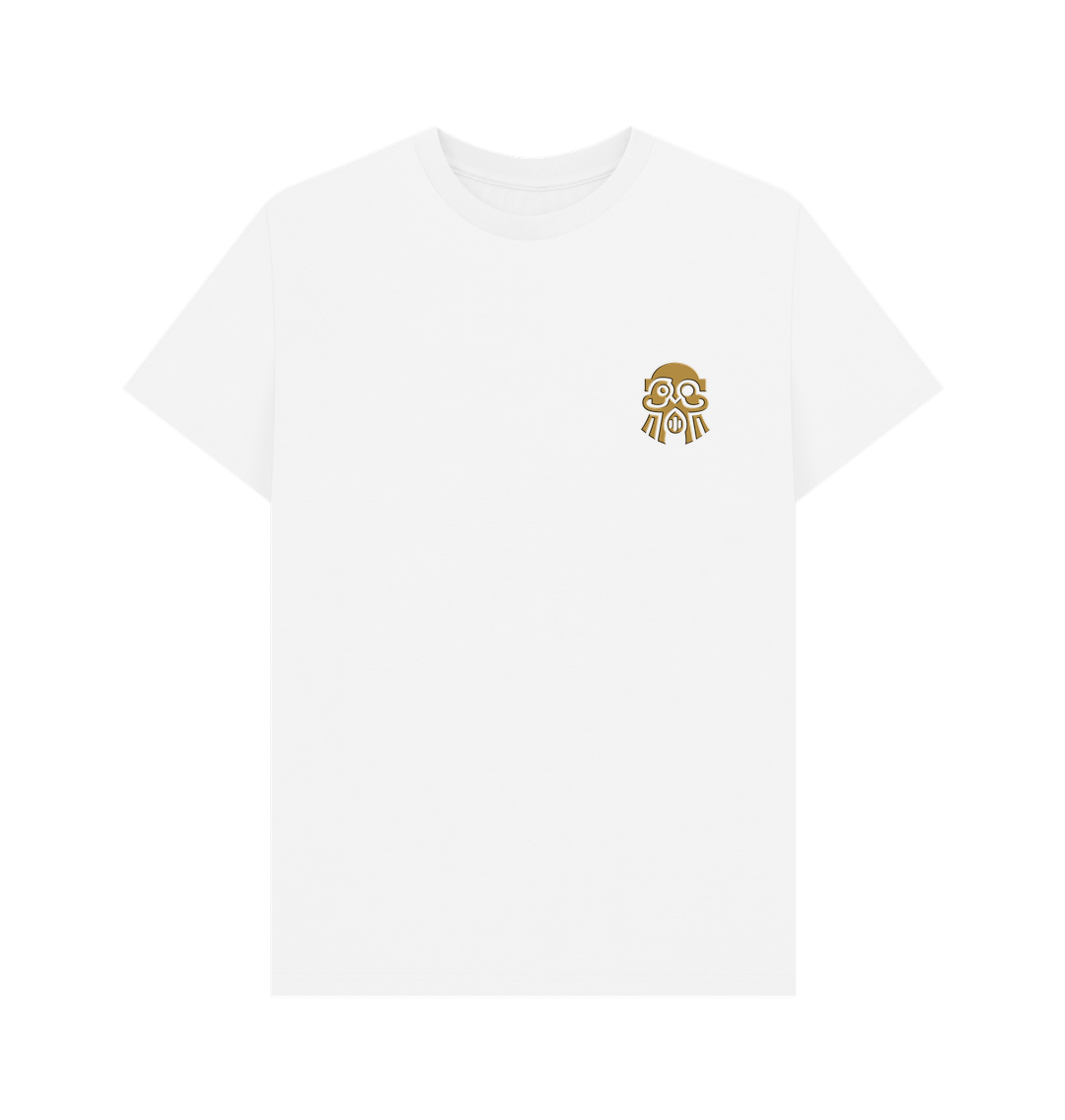 White Printed T-shirt Front