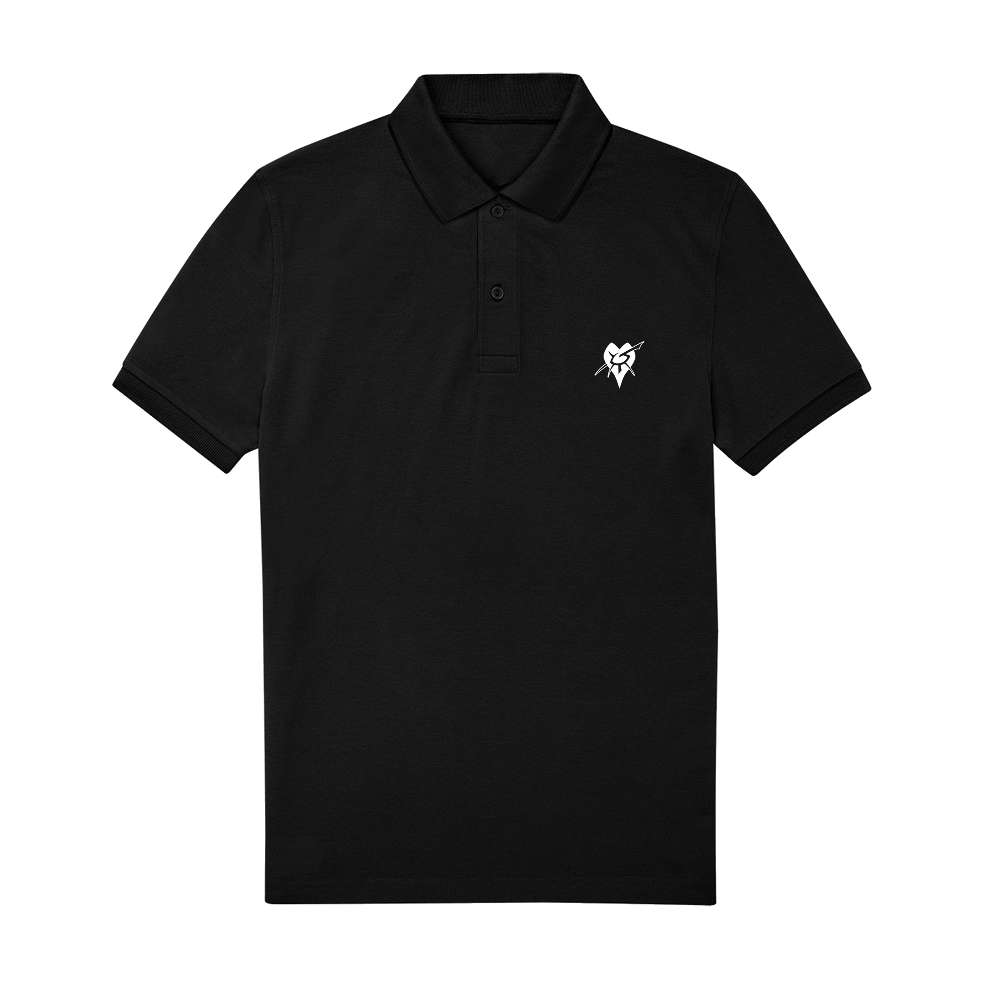 Black Polo Shirt Front