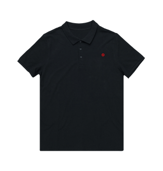 Black Adeptus Mechanicus Icon Polo Shirt
