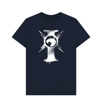 Navy Blue Adeptus Custodes Graffiti Insignia T Shirt