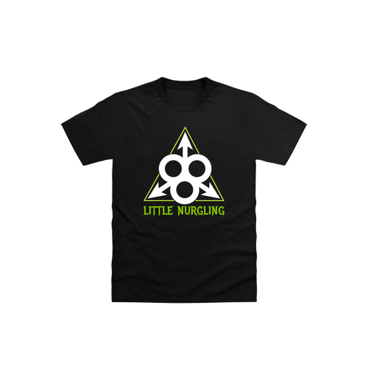 Black Printed Kids T-Shirt