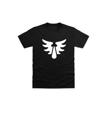 Black Printed Kids T-Shirt