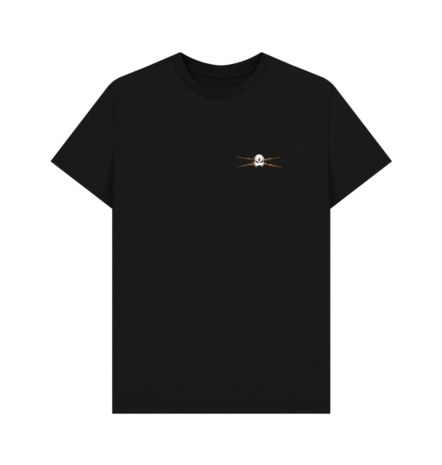 Black Premium Harlequins Collage Back Print T Shirt