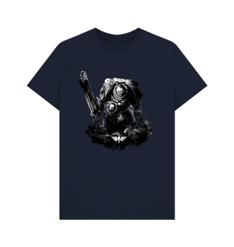 Navy Blue Warhammer 40,000: Space Marine Titus T Shirt