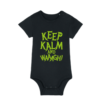 Black Printed baby grow