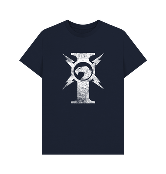 Navy Blue Adeptus Custodes Battleworn Insignia T Shirt