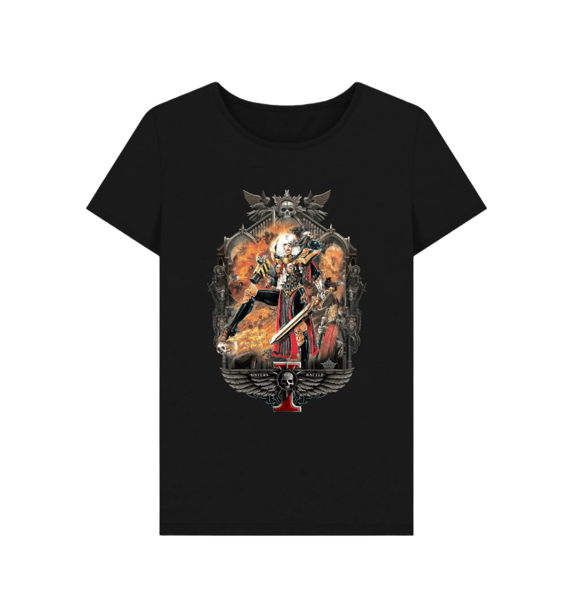 Black Canoness Veridyan Black Fitted T Shirt