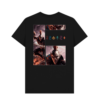 Black Printed T-shirt Back