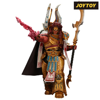 JoyToy Warhammer The Horus Heresy Action Figure - Thousand Sons, Magnus the Red, Primarch of the XVth Legion (1/18 Scale) & Exclusive T Shirt Preorder