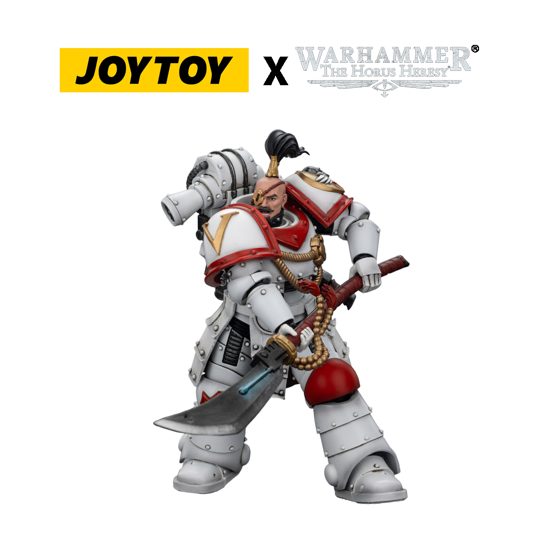 JoyToy Warhammer The Horus Heresy Action Figure - White Scars, Legion Praetor (1/18 Scale) Preorder