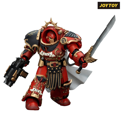 JoyToy Warhammer The Horus Heresy Action Figure - Blood Angels, Legion Praetor with Tartaros Terminator Armour (1/18 Scale)