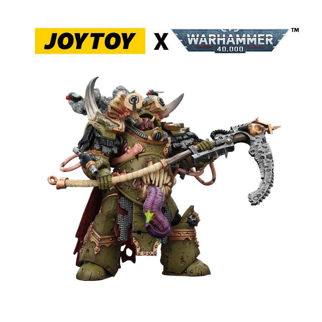 JoyToy Warhammer 40,000 Action Figure - Death Guard, Deathshroud Terminator Champion (1/18 Scale) Preorder