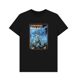 Black Warhammer Fantasy Battle 7th Edition - High Elves T Shirt