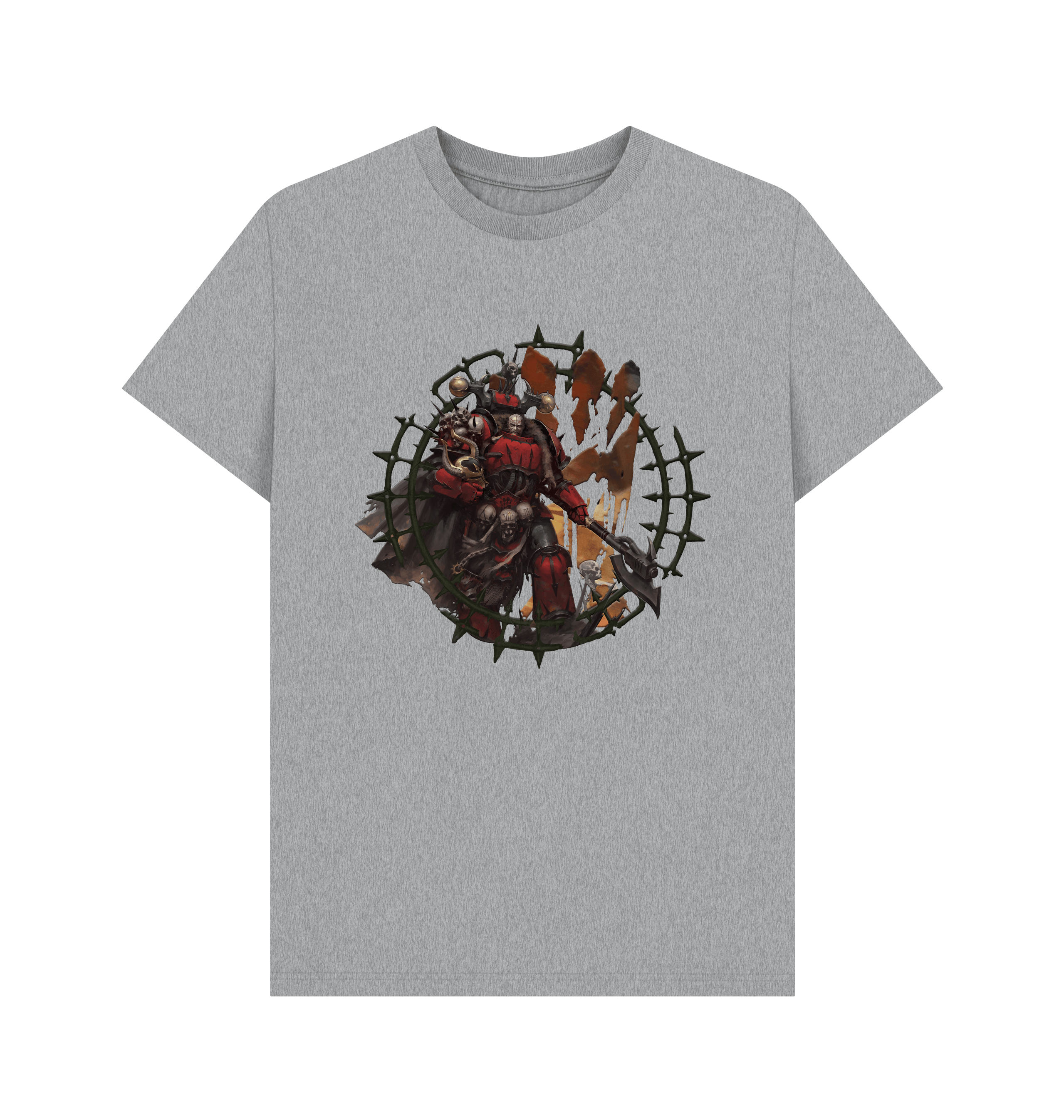 Athletic Grey Chaos Space Marines Red Corsairs T Shirt
