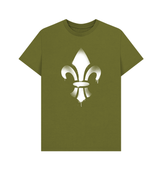 Moss Green Adepta Sororitas Graffiti Insignia T Shirt