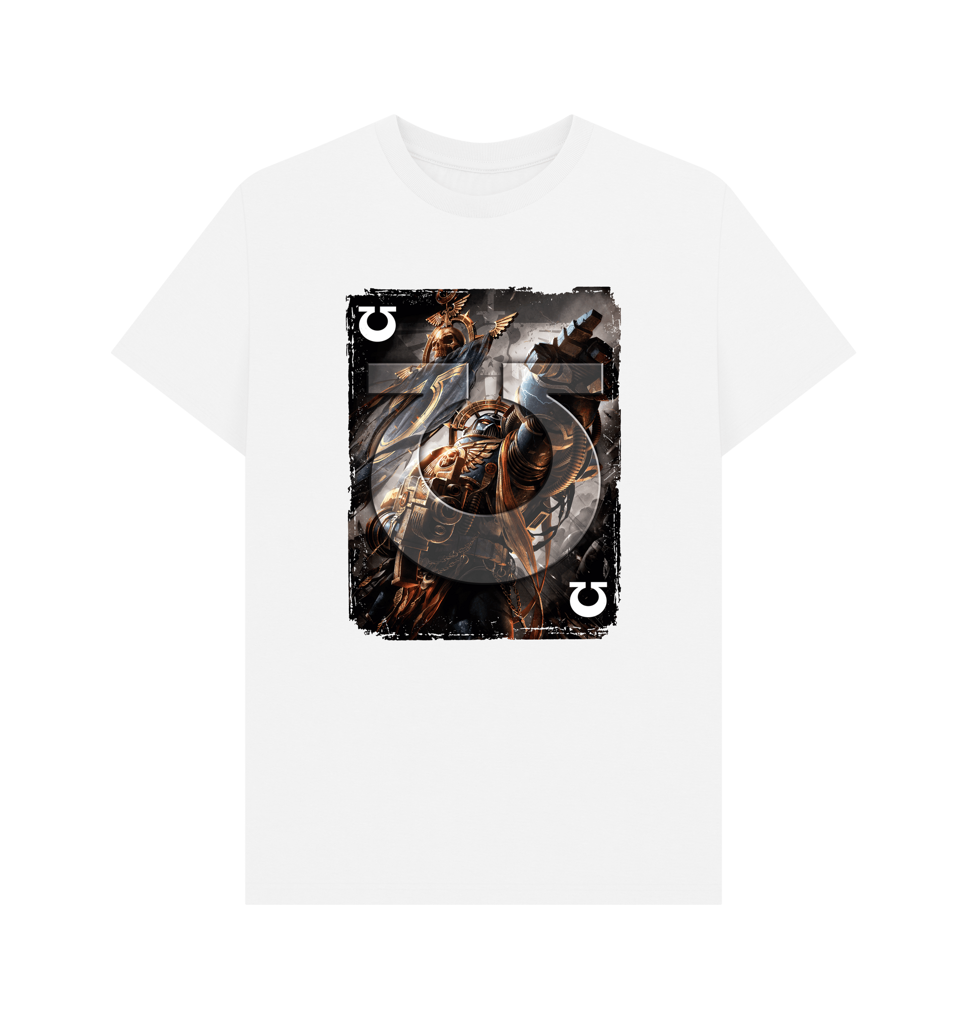 White Ultramarines Captain T Shirt