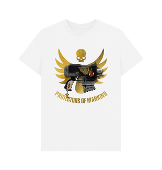 White Blood Angels - Protectors of Mankind White T-Shirt