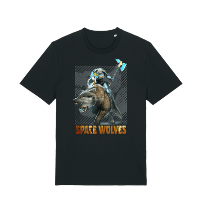 Black Printed T-shirt Front
