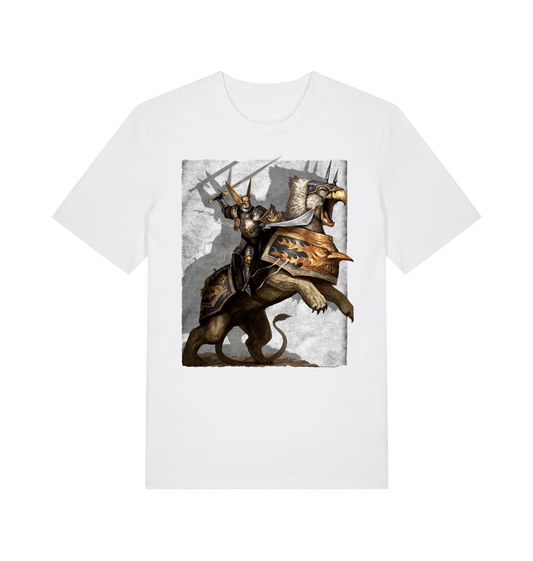 White Printed T-shirt Front