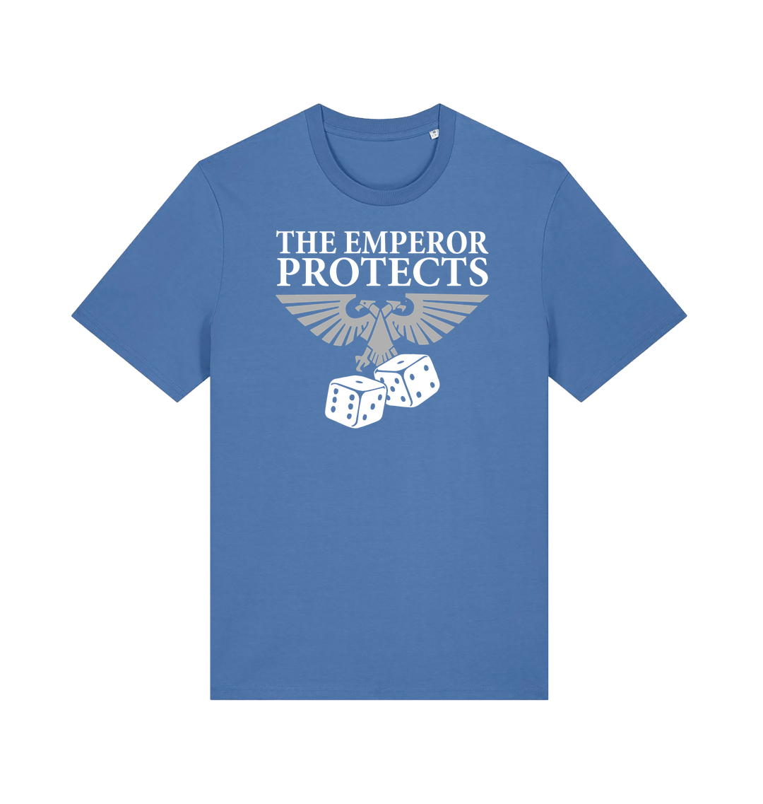 Bright Blue Printed T-shirt Front