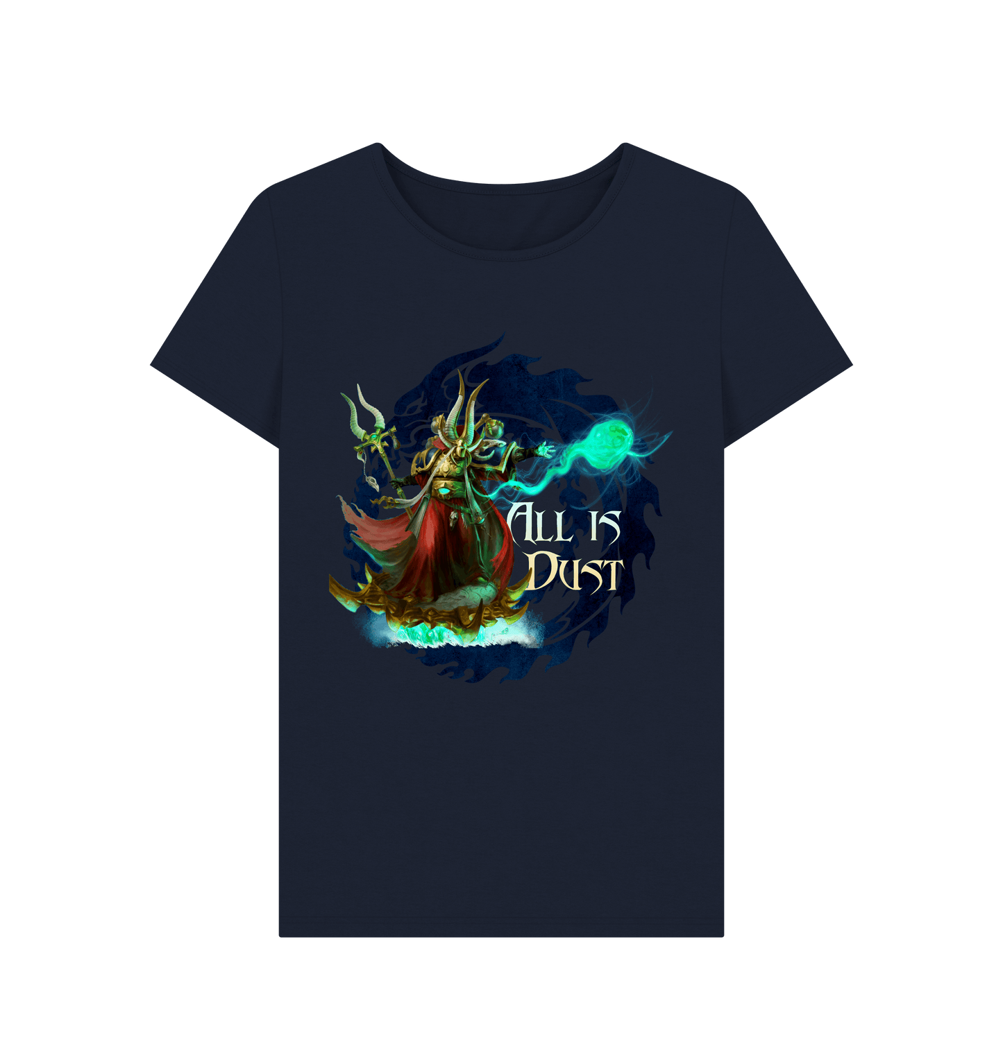 Navy Blue Thousand Sons All Is Dust Fitted T Shirt