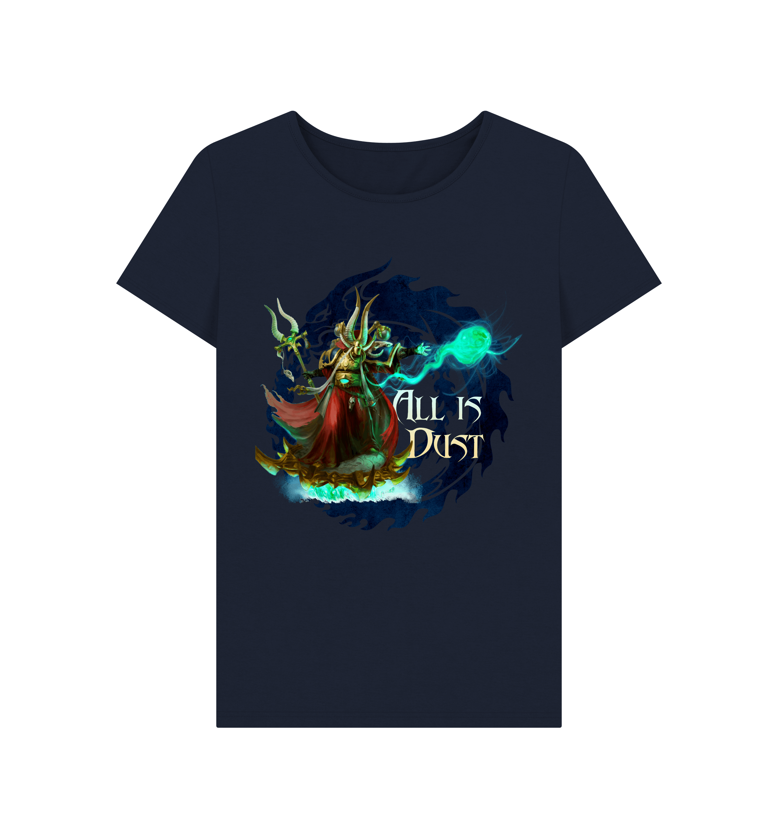 Navy Blue Thousand Sons All Is Dust Fitted T Shirt