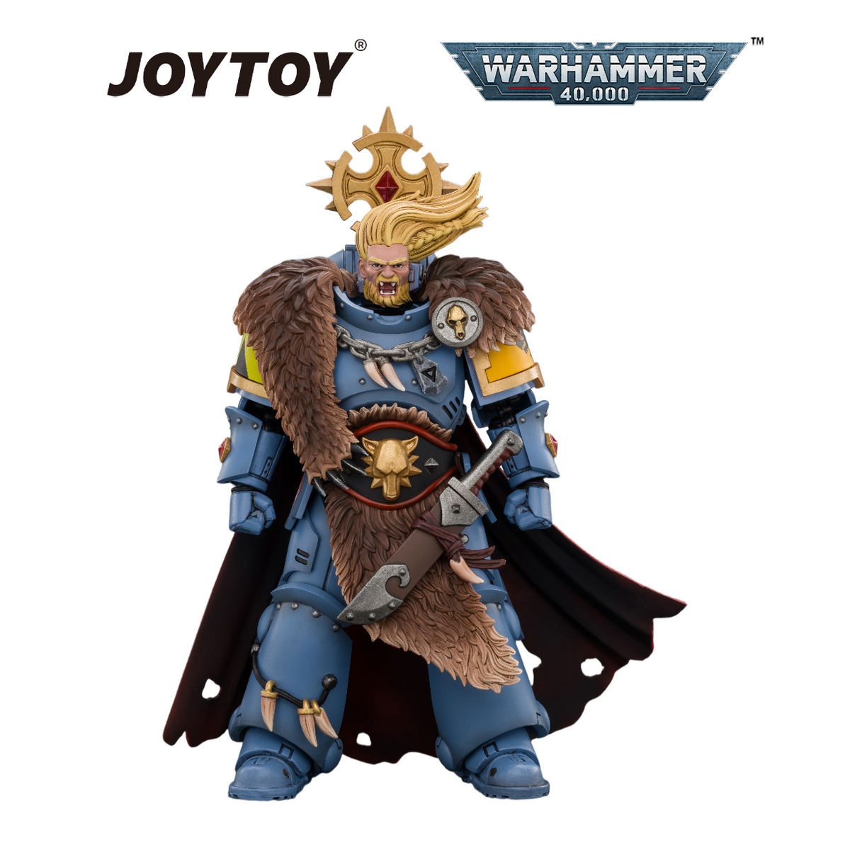 JOYTOY Warhammer 40,000 - Space Wolves, Wolf Guard Battle Leader (1/18 Scale) – product image 8