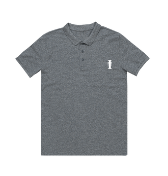 Heather Grey Inquisition Polo Shirt