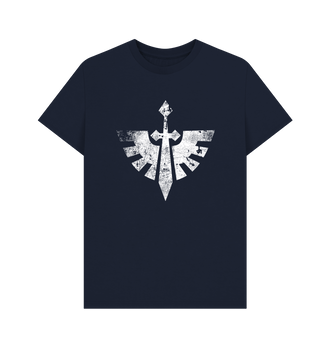 Navy Blue Dark Angels Battleworn Insignia T Shirt