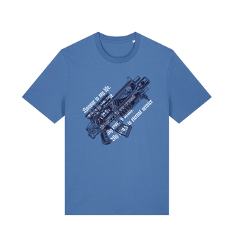 Bright Blue Printed T-shirt