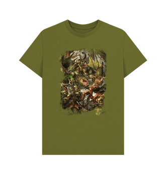 Moss Green Orruk Warclans Mawkrusha T Shirt