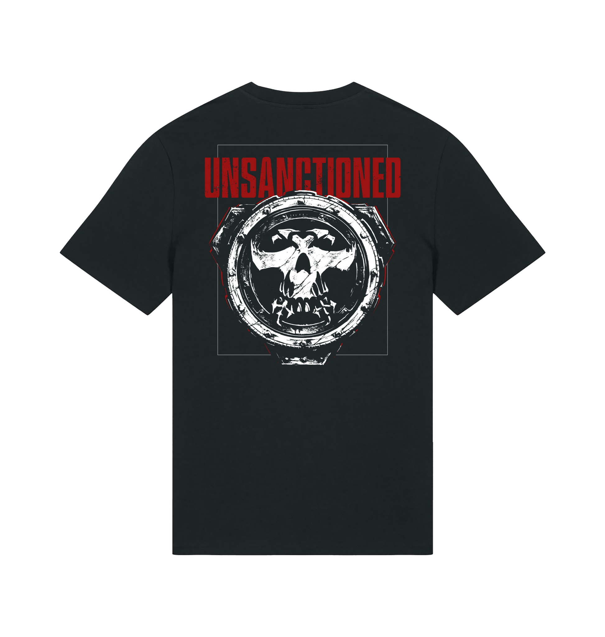 Black Printed T-shirt Back