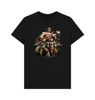 Black Premium Warhammer The Old World Warriors of Chaos - Dragon Ogre T Shirt