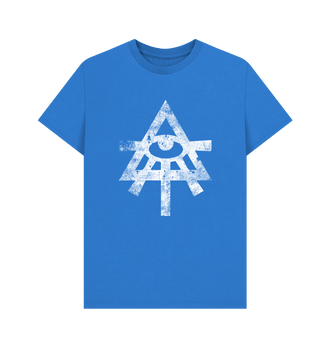 Bright Blue Craftworlds Battleworn Insignia T Shirt