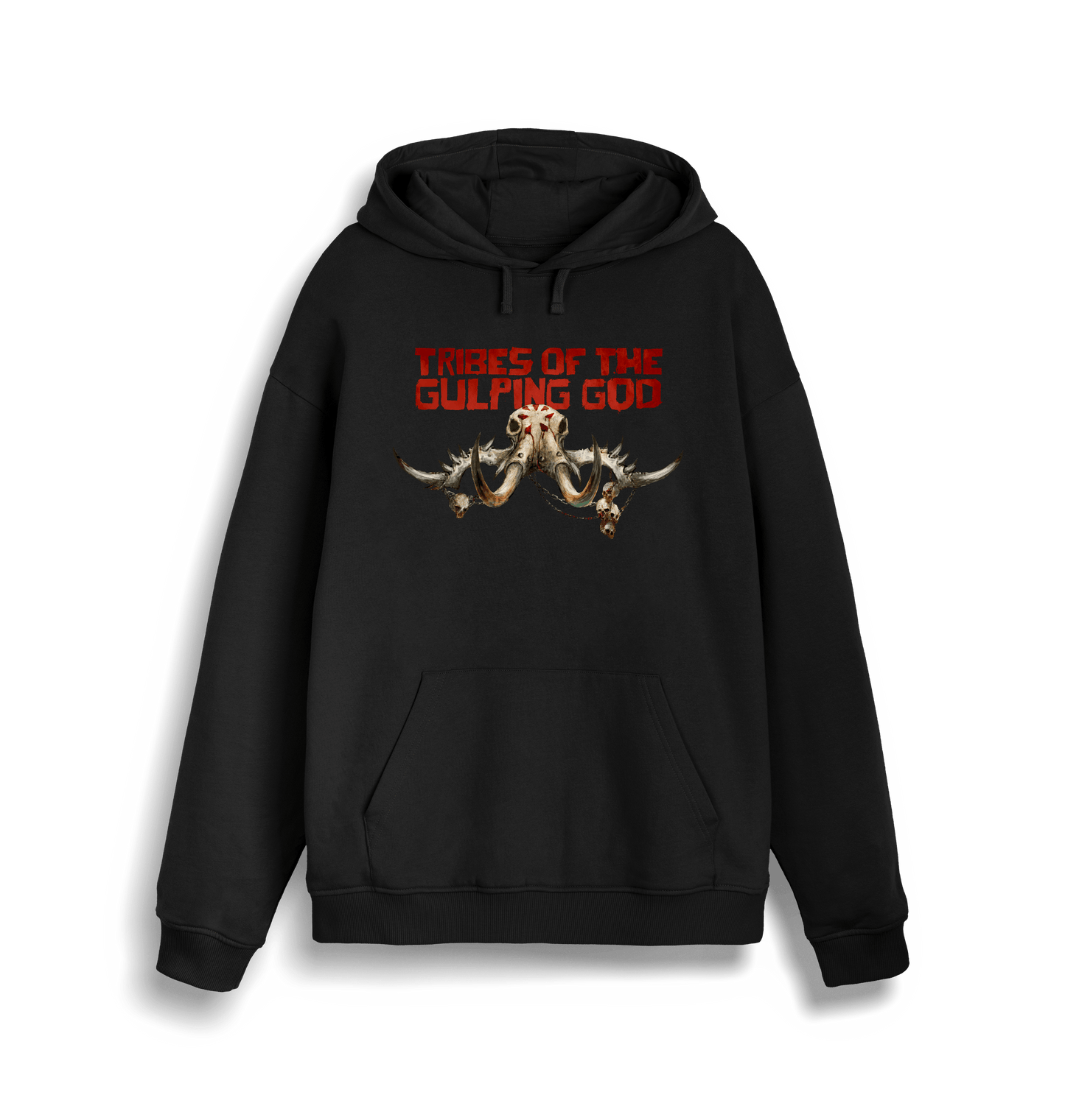 Black Printed Sweater Front