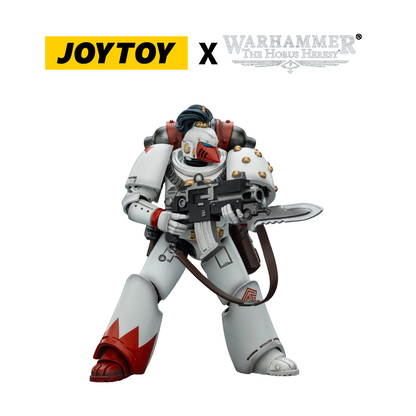 JoyToy Warhammer The Horus Heresy Action Figure - White Scars, MKVI Tactical Legionary (1/18 Scale) Preorder