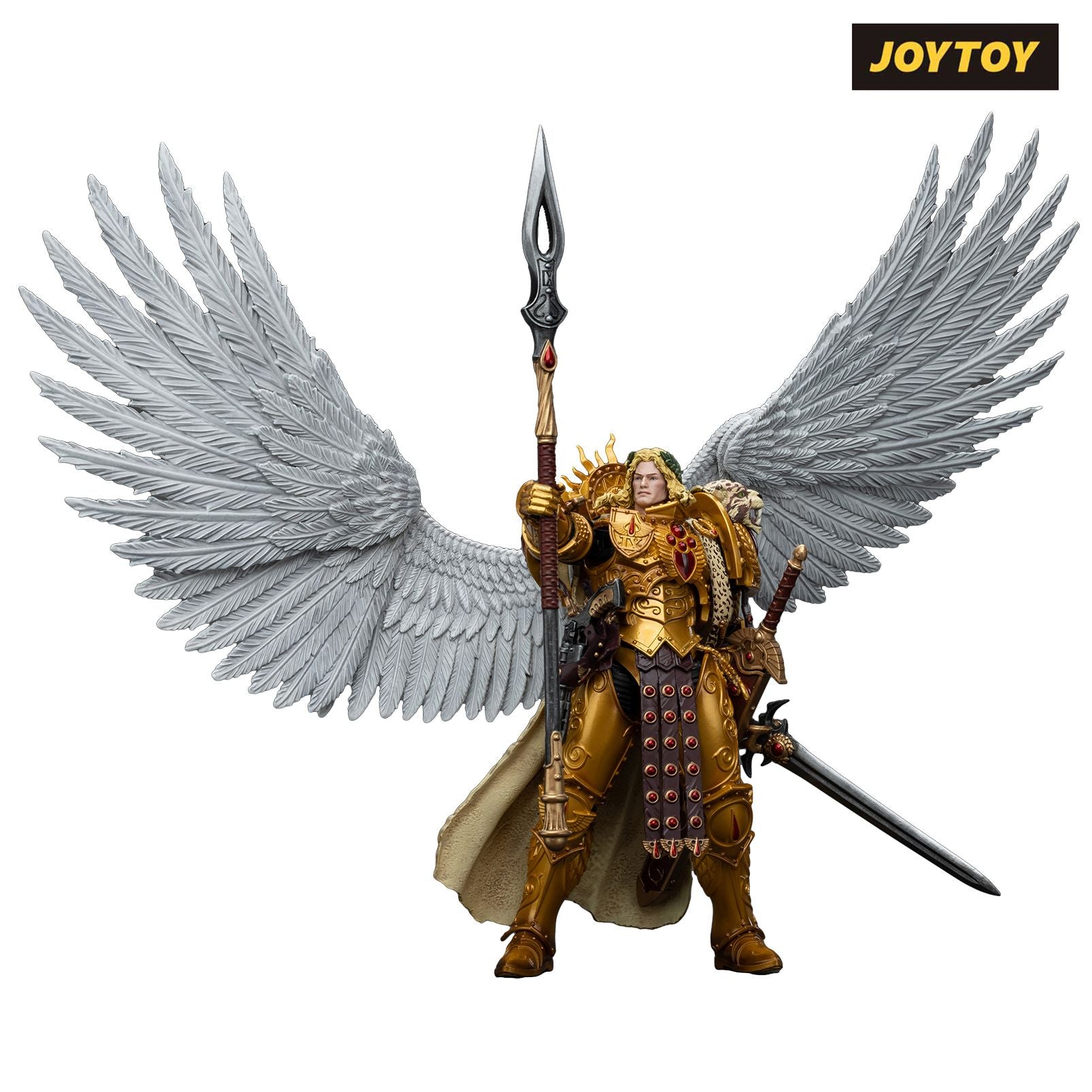 As Shown JoyToy Warhammer The Horus Heresy Action Figure - Blood Angels Sanguinius, Primarch of the IXth Legion (1\/18 Scale)
