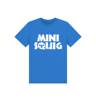 Bright Blue Mini Squig Kids T Shirt