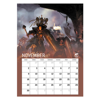 Adepta Sororitas 2025 Calendar