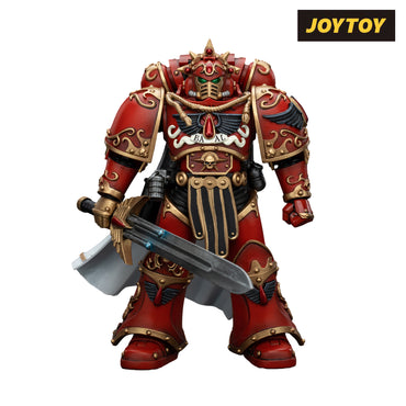 JoyToy Warhammer The Horus Heresy Action Figure - Blood Angels, Legion Praetor with Paragon Blade (1/18 Scale)