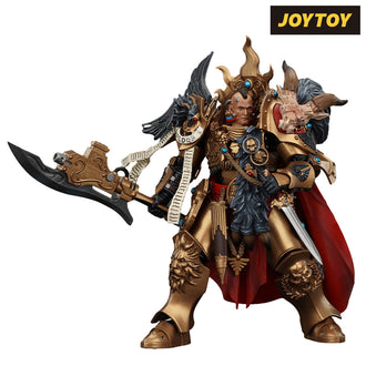 JoyToy Warhammer The Horus Heresy Action Figure - Legio Custodes, Constantin Valdor, Captain-General of the Legio Custodes (1/18 Scale) & Exclusive T Shirt Preorder