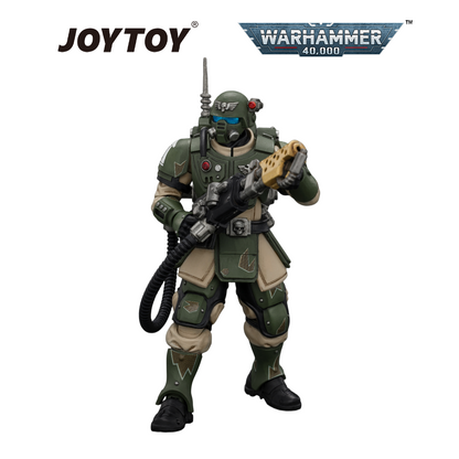 JOYTOY Warhammer 40,000 - Astra Militarum Kasrkin 2 with Flamer (1/18 Scale) Preorder