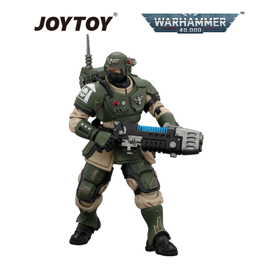 JOYTOY Warhammer 40,000 - Astra Militarum Kasrkin 4 with Plasma Gun (1/18 Scale) Preorder